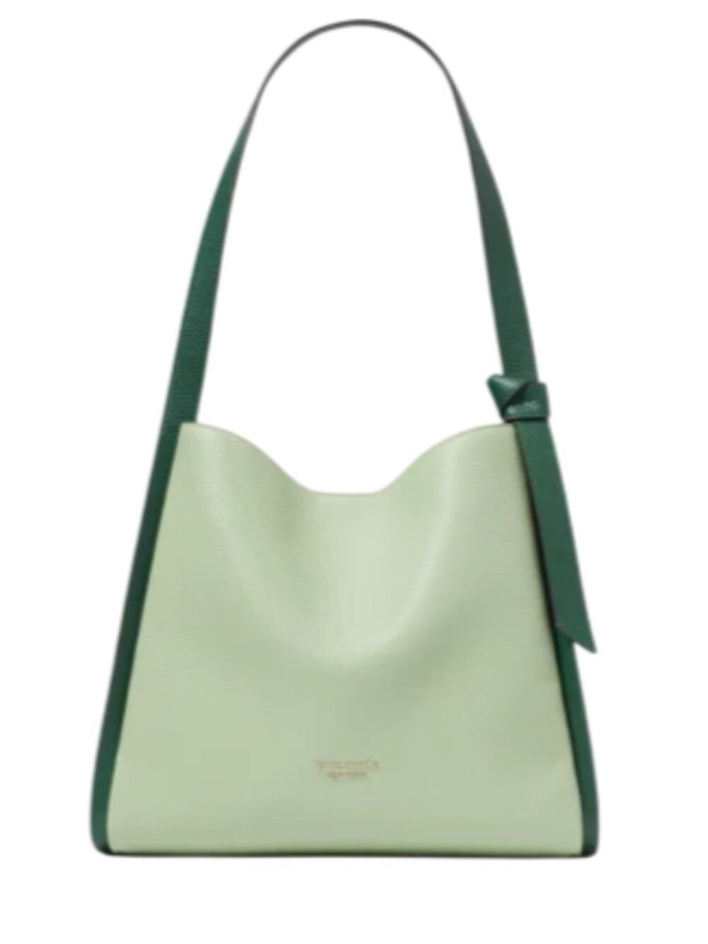 Sold! Kate Spade New York Knott Colorblocked Large Shoulder Bag in Beach Glass